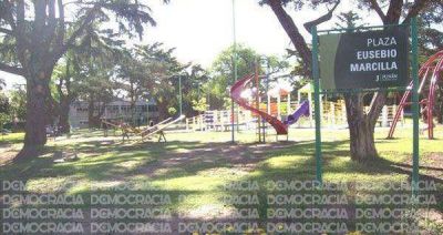 Denuncian que los v�ndalos volvieron a apropiarse de la Plaza Eusebio Marcilla