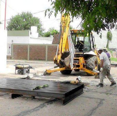 Se renueva el sistema de rejillas para desag�es