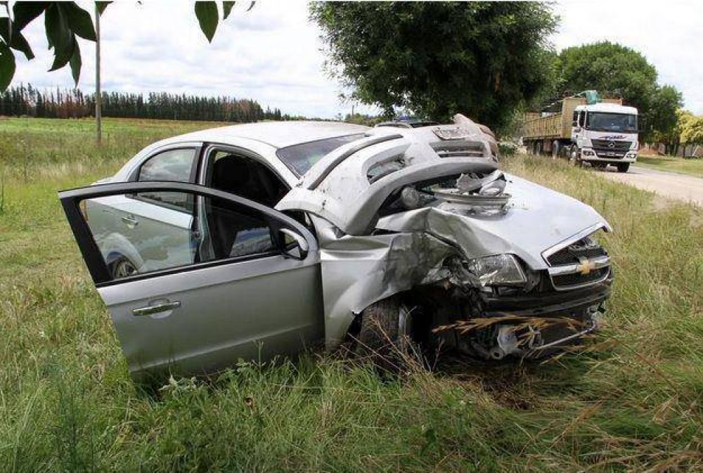 Ciudadano norteamericano protagoniz� violento accidente en el acceso a San Pedro