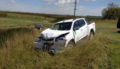 Da�os materiales tras choque m�ltiple sobre la Ruta 73