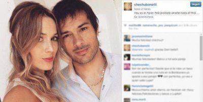 El rom�ntico mensaje de Chechu Bonelli en el d�a de su boda con Cvitanich