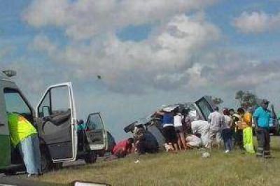 Un muerto en un choque frontal sobre la ruta 11