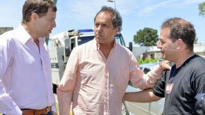 Tras ser opacado por Cristina, Scioli reinaugur� una obra