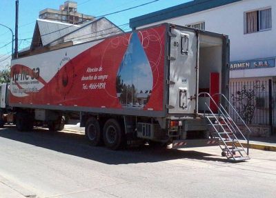 EN EL 2015, CADA QUINCE D�AS SE PODR� DONAR SANGRE EN Z�RATE