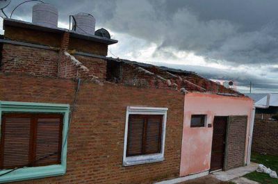 Fuerte temporal provoc� ca�da de �rboles, corte de energ�a y da�os en viviendas