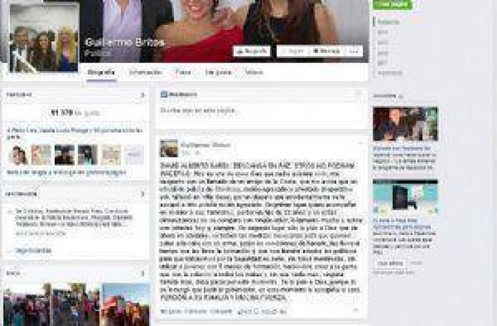 De Britos a Scioli: �En este momento le escupir�a la cara�