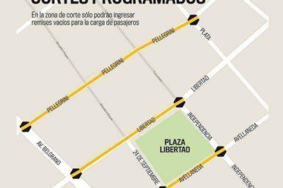 Desde ma�ana habr� cortes en las calles c�ntricas y cambios de horarios en algunos comercios