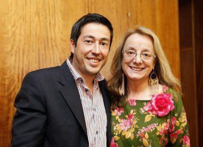 Nardini junto a Alicia Kirchner