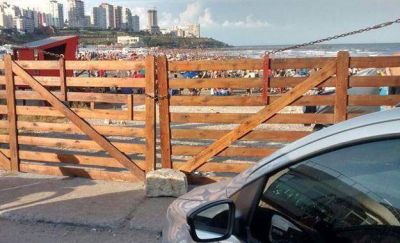 Playa Grande: convertir�an una rampa de camiones en bajada peatonal