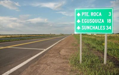 Antonio Bonfatti inaugurar� la ruta N� 13, entre Egusquiza y la provincial N� 70