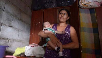 Se le vol� el techo: se salv� con sus beb�s en el placard