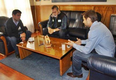 Sciurano se reuni� con Cesar Vargas 