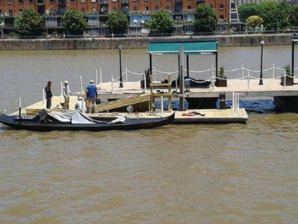 Como en Venecia, en Puerto Madero habr� paseos en g�ndola