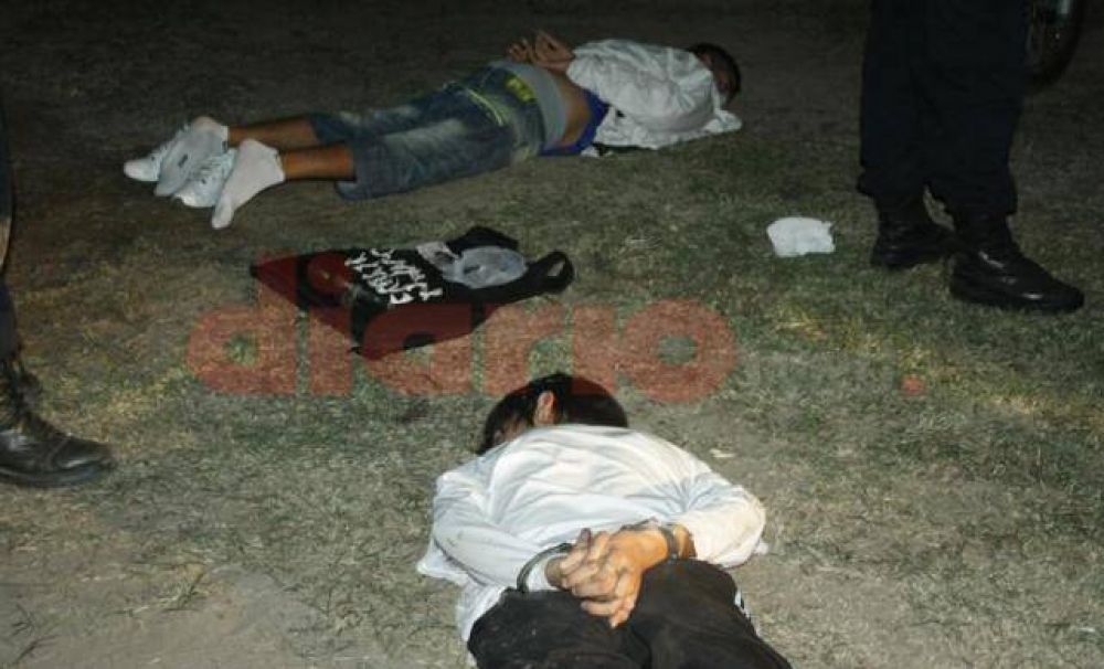 Campo Gallo: apresan a 2 sujetos y secuestran droga