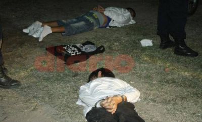 Campo Gallo: apresan a 2 sujetos y secuestran droga
