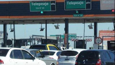 Fuerte aumento en los peajes para entrar a la Ciudad