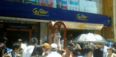 La virgen de R�o Blanco acompa�o a los juje�os para despedir el 2014