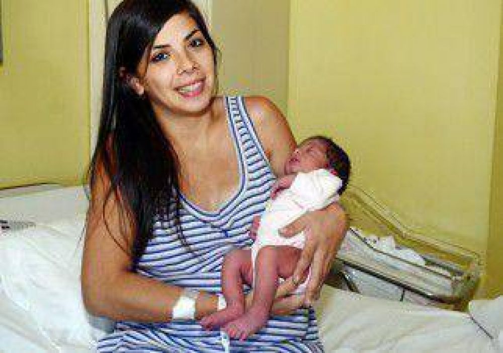 Sof�a, la primera beba del a�o 