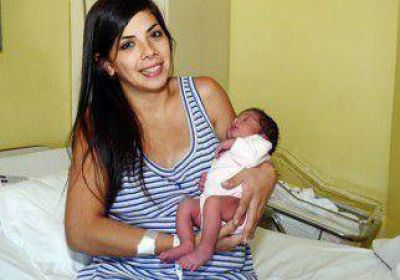 Sof�a, la primera beba del a�o 
