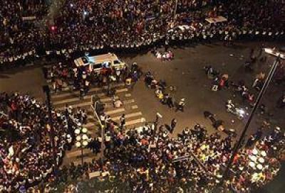 Tr�gico A�o Nuevo en Shanghai: 36 muertos en una estampida