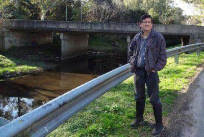 Ingeniero Velazco tras ser cruzado por Arl�a: 