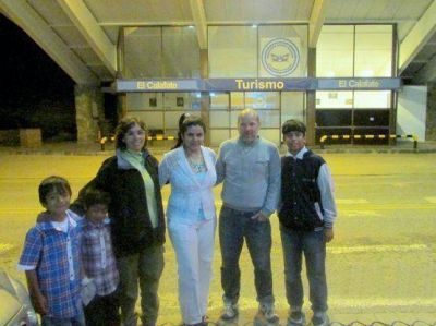 Calafate agasaj� al primer turista del a�o
