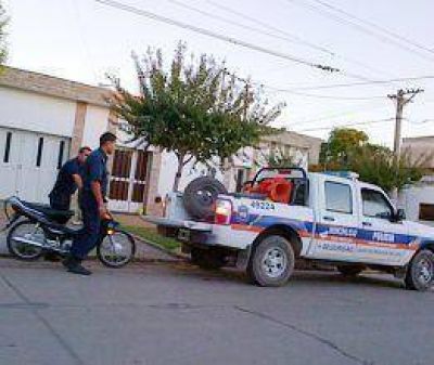 Secuestro de dos motos robadas  
