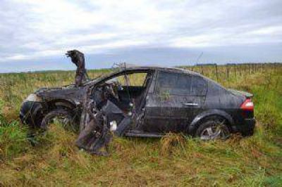 Vuelco en la Ruta Provincial N� 51
