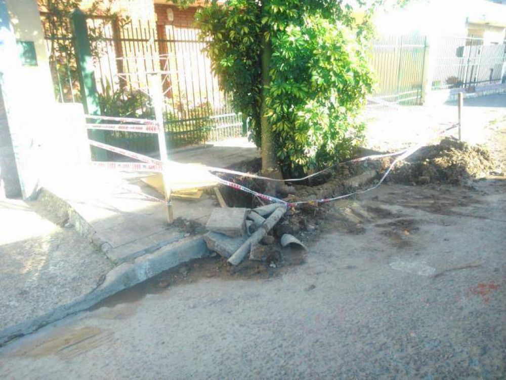 Solucionaron la p�rdida de agua en Villa Mitre