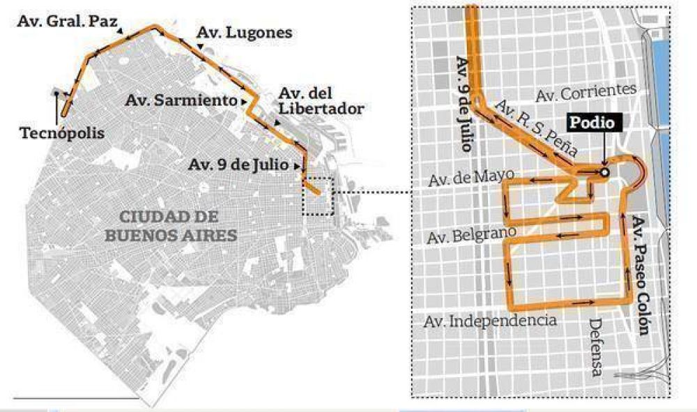 Dakar 2015: habr� cortes de tr�nsito en la ciudad hasta el lunes por el rally