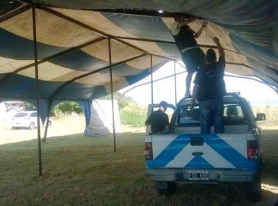 Estaban de parranda y cay� Bruzetta�Impiden una fiesta privada para 1000 personas 
