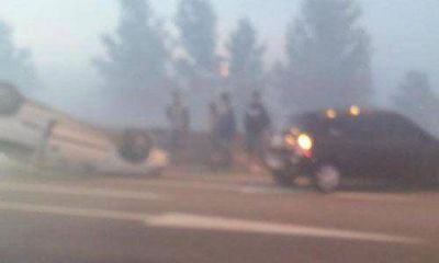 El peligro por el humo del basural municipal provoc� un accidente