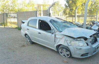 Plaza Huincul : Vuelco y tragedia