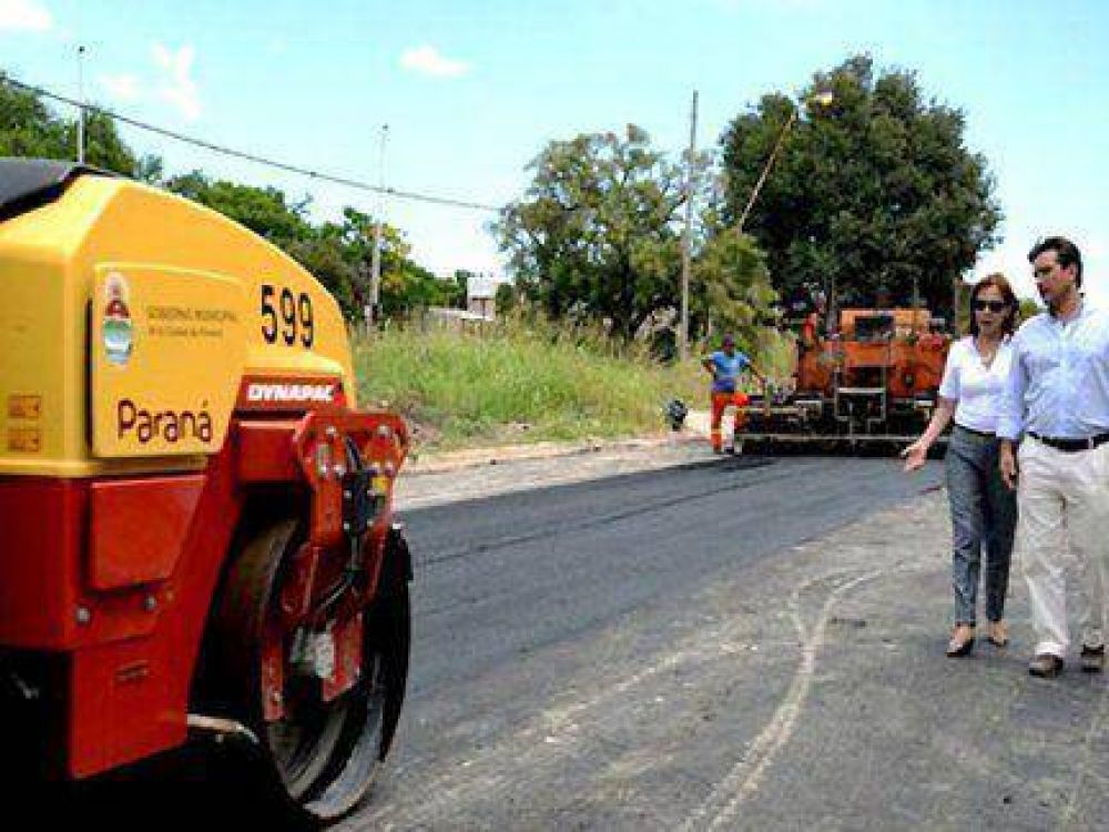 Informe de la Municipalidad detalla las obras viales realizadas en Paran� durante 2014