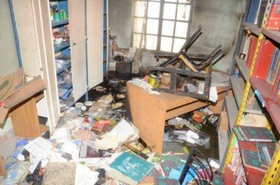 Robos, da�os e incendio contra uni�n vecinal de Caleta