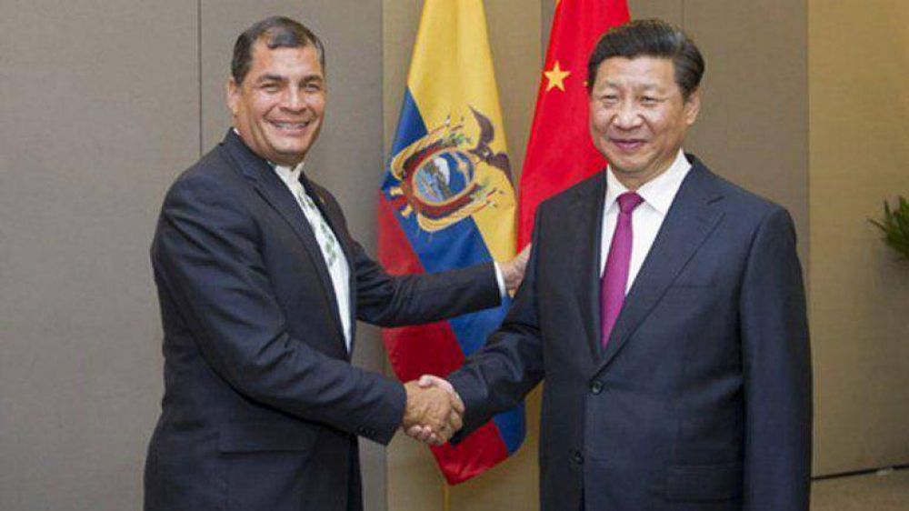 Correa aterriz� en China para dar inicio a su visita de Estado