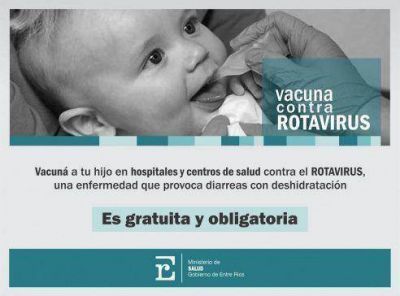 Empezó la vacunación contra el rotavirus en los principales hospitales de la provincia