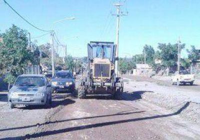 Por quejas, el Municipio tuvo que reparar m�s calles de ripio 