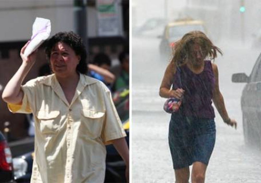 La lluv�a llegar�a este martes, pero el calor no se ir�a