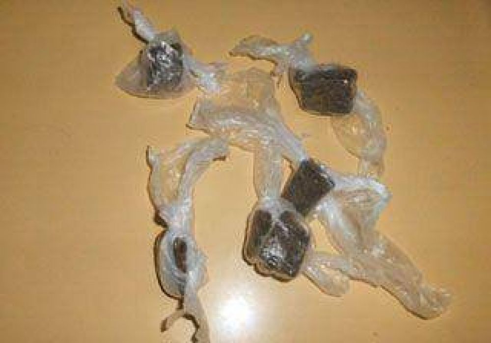 Pasajero con marihuana