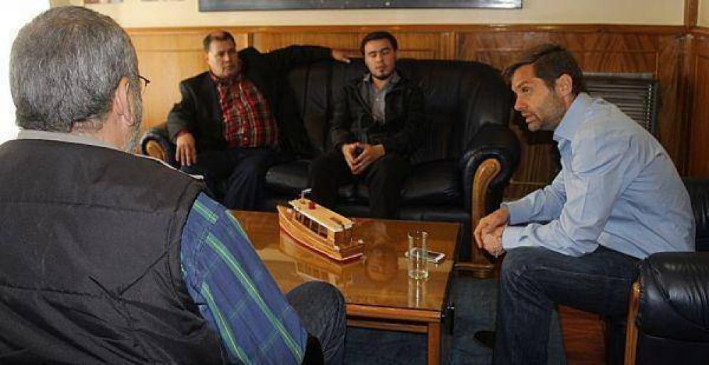 Federico Sciurano se reuni� con Telmo Ben�tez 