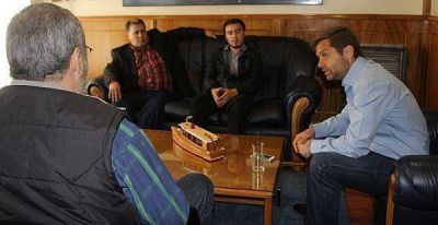Federico Sciurano se reuni� con Telmo Ben�tez 