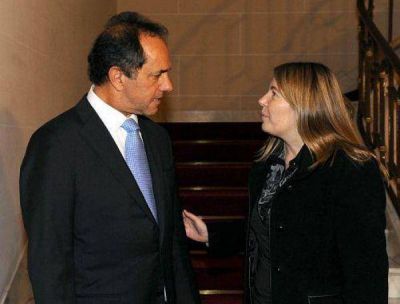 Bertone reiter� su apoyo a la figura de Daniel Scioli para la presidencia en las pr�ximas elecciones