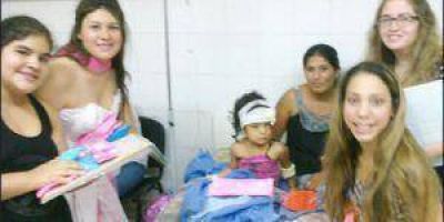Voluntarios Garrahan visitaron el hospital de la Madre y el Ni�o
