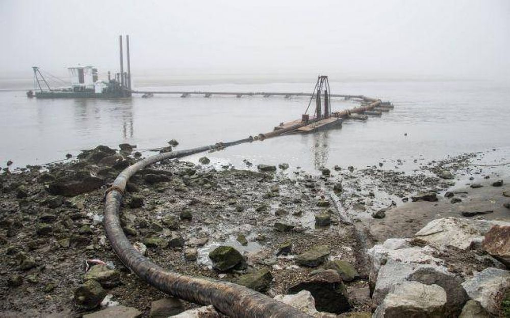 Avanza la obra de dragado en la albufera
