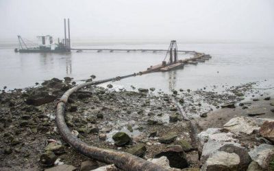 Avanza la obra de dragado en la albufera