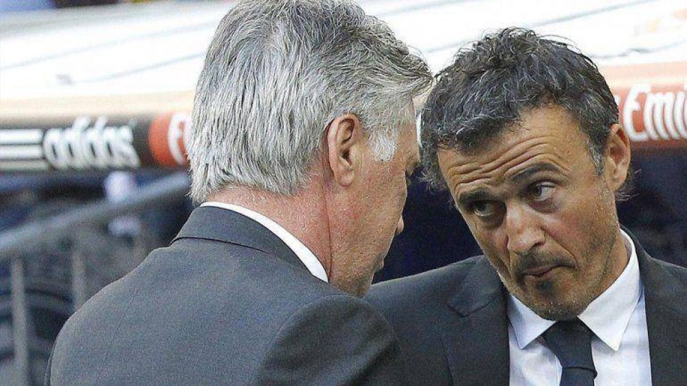 Ancelotti respald� a Luis Enrique en su disputa con los jugadores del Bar�a