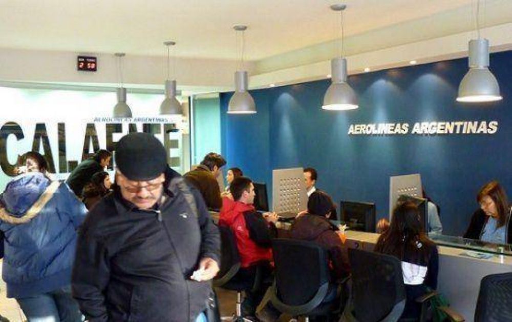 Altos niveles de reserva en vuelos a El Calafate