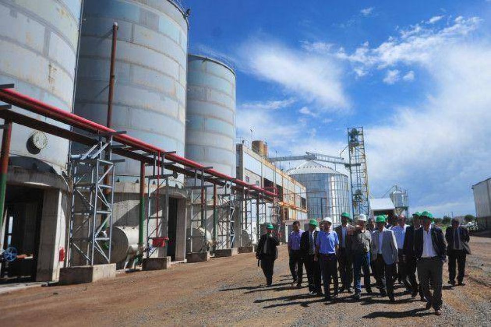 El vicegobernador visit� una planta productora de bioetanol
