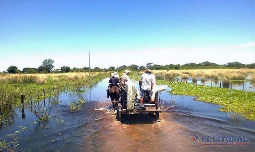 Las lluvias mantienen la preocupaci�n en zonas inundadas de Perugorr�a, Goya y Santa Luc�a